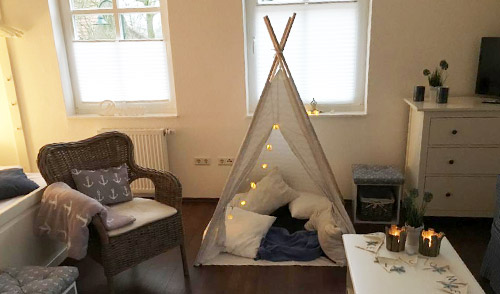 Gemütliche Schlafhöhle für die Kleinen